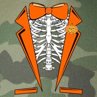 Halloween Tuxedo Tux costume Legacy Tie Dye Trucker Hat