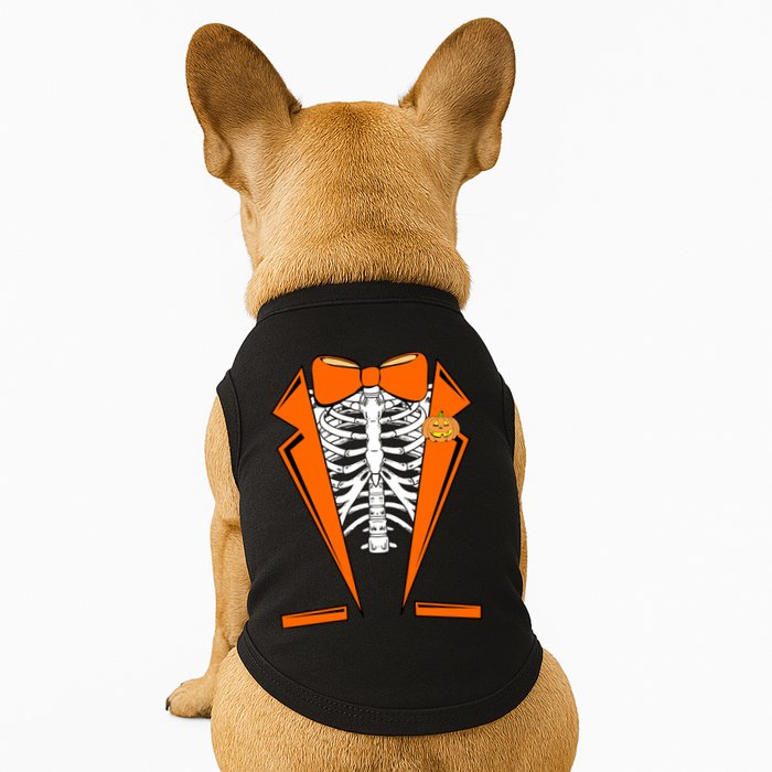 Halloween Tuxedo Tux costume Doggie Tank