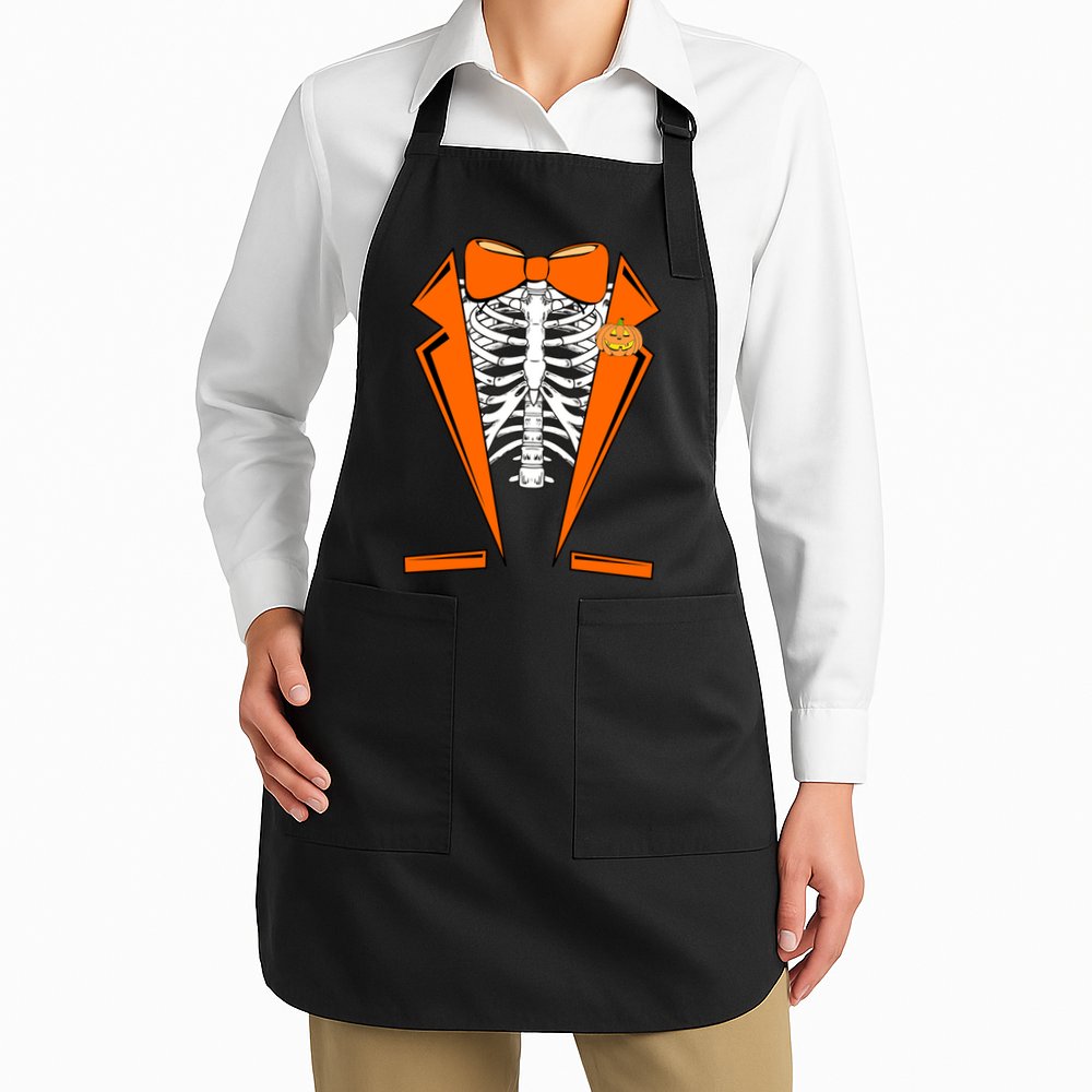 Halloween Tuxedo Tux costume Apron
