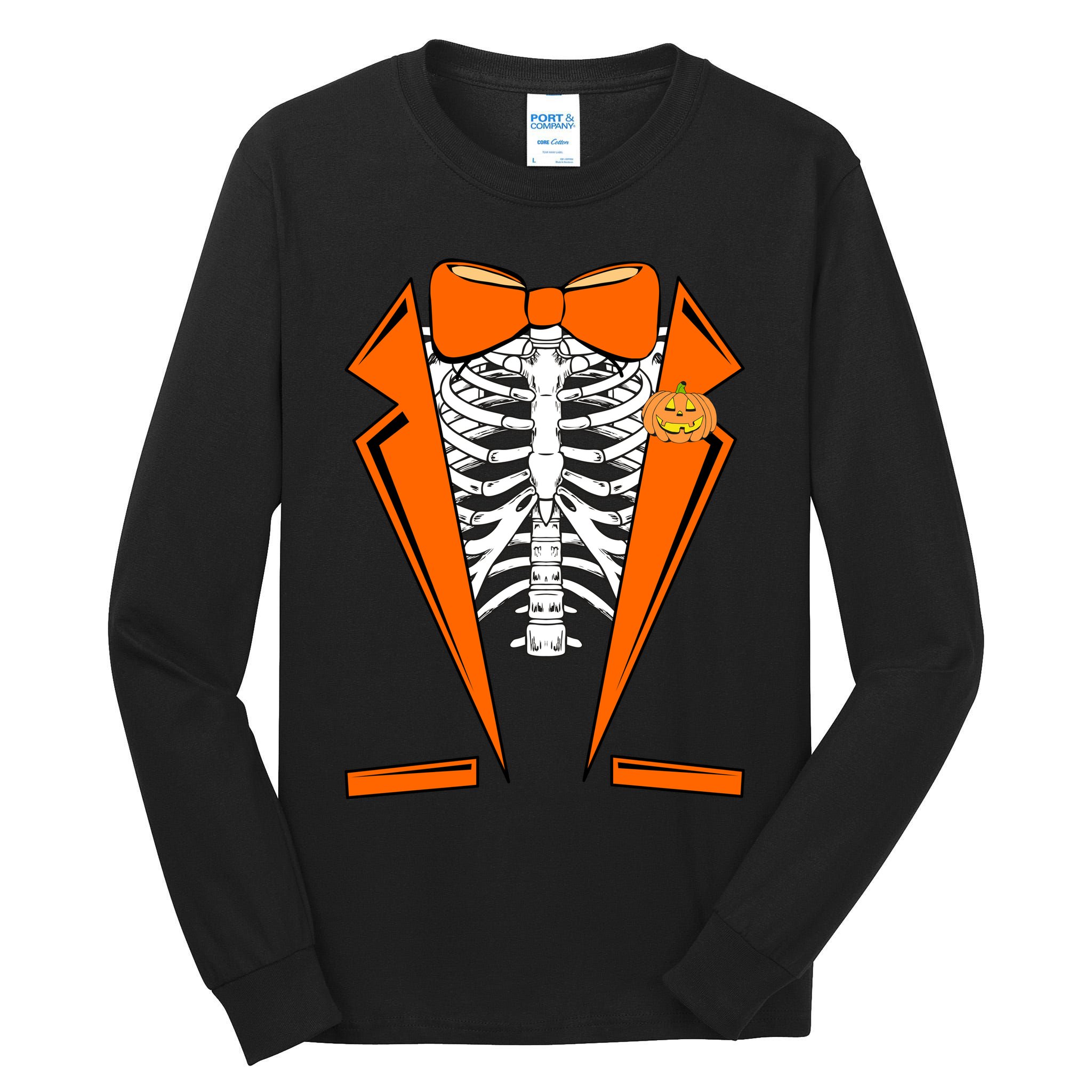 Halloween Tuxedo Tux costume Tall Long Sleeve T-Shirt