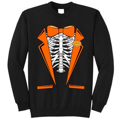 Halloween Tuxedo Tux costume Tall Sweatshirt