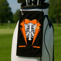 Halloween Tuxedo Tux costume Golf Towel