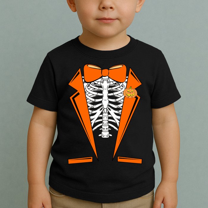Halloween Tuxedo Tux costume Toddler T-Shirt