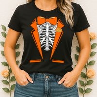 Halloween Tuxedo Tux costume Womens T-Shirt