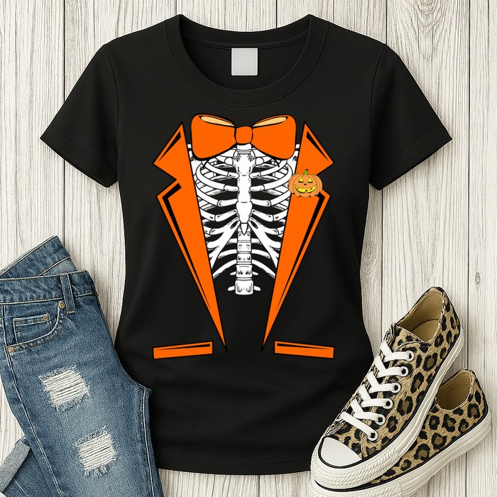 Halloween Tuxedo Tux costume Womens T-Shirt