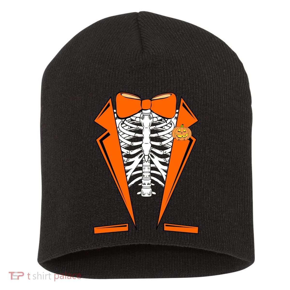 Halloween Tuxedo Tux costume Short Acrylic Beanie