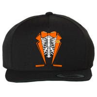Halloween Tuxedo Tux costume Wool Snapback Cap