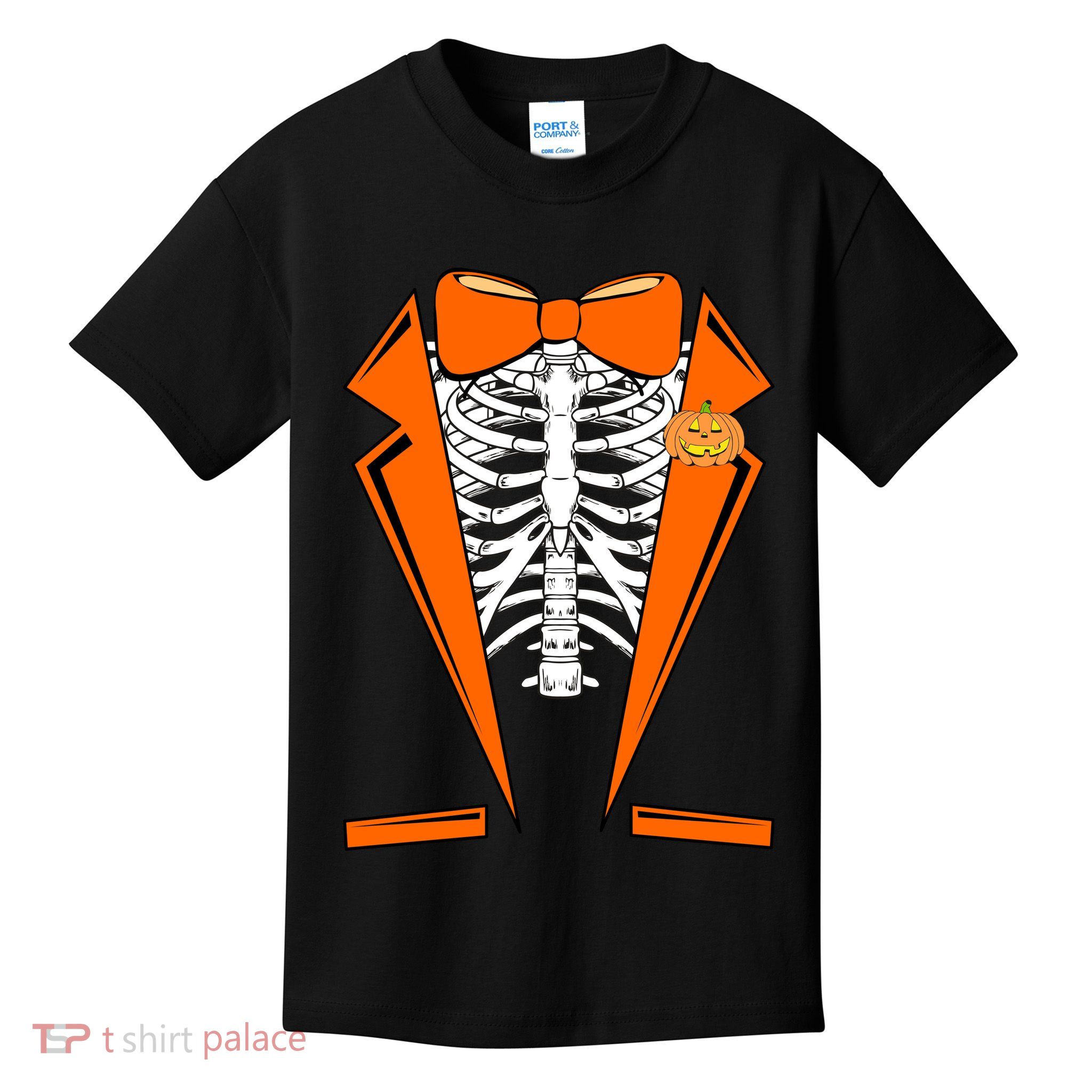 Halloween Tuxedo Tux costume Kids T-Shirt