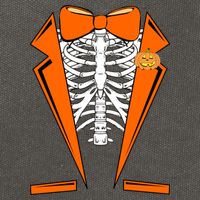 Halloween Tuxedo Tux costume Cotton Canvas Backpack