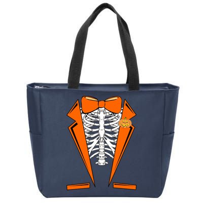 Halloween Tuxedo Tux costume Zip Tote Bag