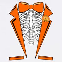 Halloween Tuxedo Tux costume Garment-Dyed Sweatshirt
