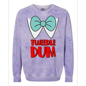 Halloween Tweedle Dum Costume  Colorblast Crewneck Sweatshirt