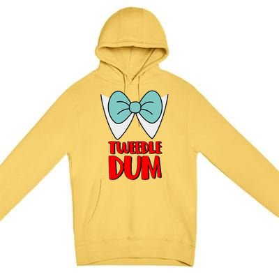 Halloween Tweedle Dum Costume  Premium Pullover Hoodie