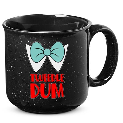 Halloween Tweedle Dum Costume  15oz Campfire Ceramic Mug