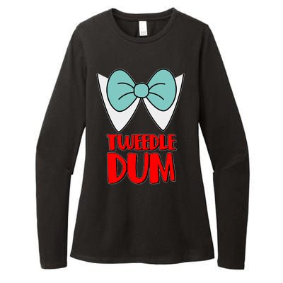 Halloween Tweedle Dum Costume  Womens CVC Long Sleeve Shirt