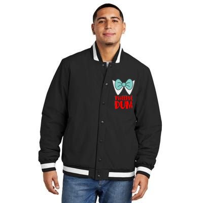 Halloween Tweedle Dum Costume  Insulated Varsity Jacket