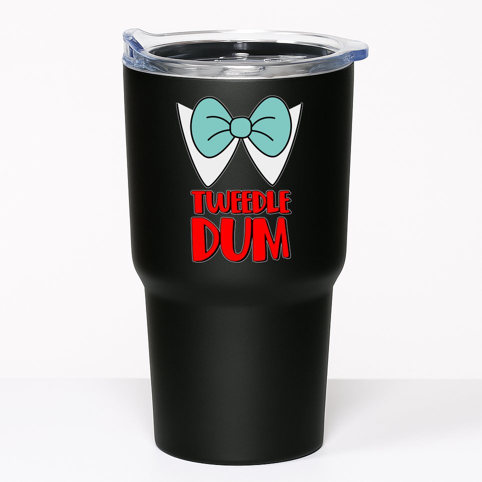 Halloween Tweedle Dum Costume  Tumbler