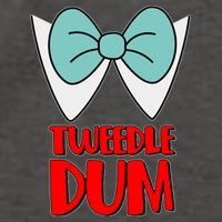 Halloween Tweedle Dum Costume  Vector Backpack