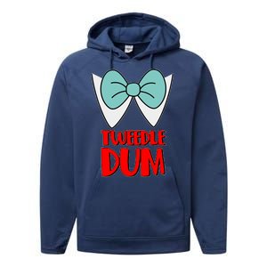 Halloween Tweedle Dum Costume  Performance Fleece Hoodie