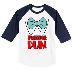 Halloween Tweedle Dum Costume  Baseball Sleeve Shirt