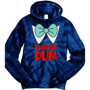 Halloween Tweedle Dum Costume  Tie Dye Hoodie