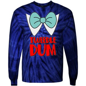 Halloween Tweedle Dum Costume  Tie-Dye Long Sleeve Shirt