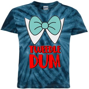 Halloween Tweedle Dum Costume  Kids Tie-Dye T-Shirt