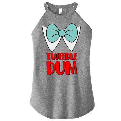 Halloween Tweedle Dum Costume  Women’s Perfect Tri Rocker Tank