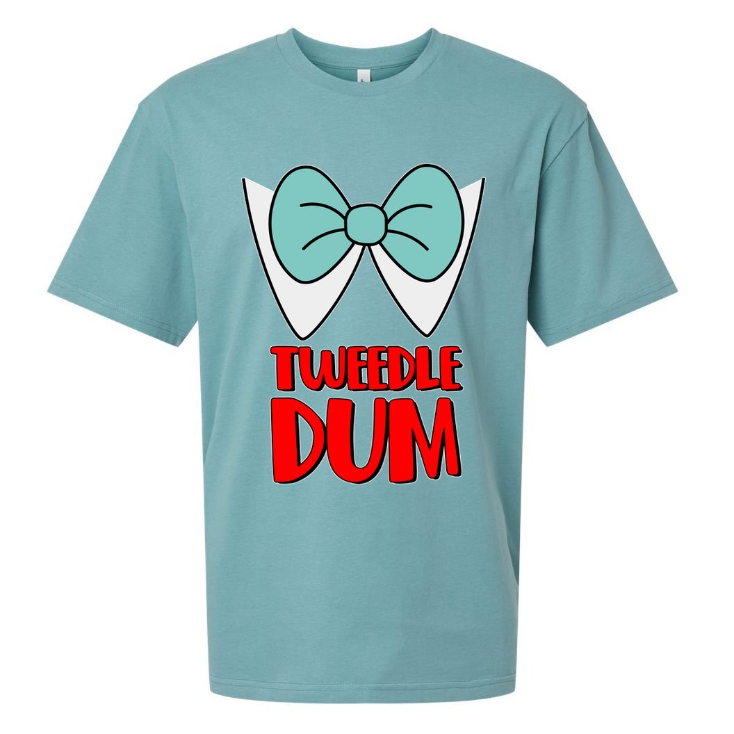 Halloween Tweedle Dum Costume  Sueded Cloud Jersey T-Shirt