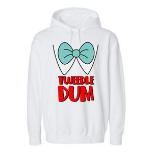 Halloween Tweedle Dum Costume  Garment-Dyed Fleece Hoodie