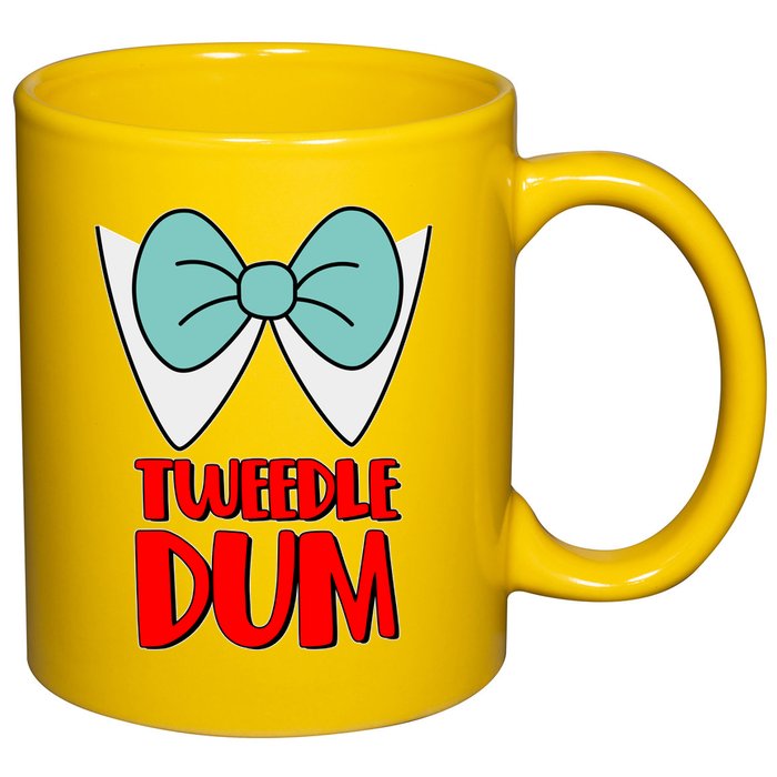 Halloween Tweedle Dum Costume  11oz C Handle Ceramic Mug