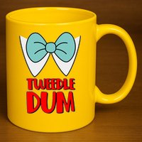 Halloween Tweedle Dum Costume  11oz C Handle Ceramic Mug
