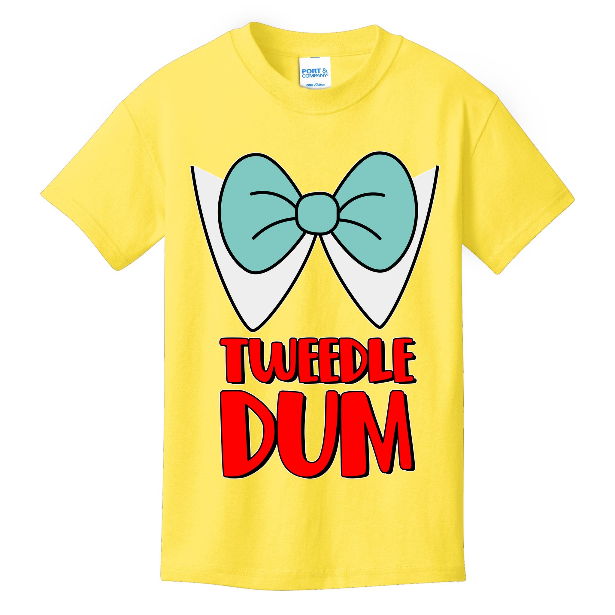 Halloween Tweedle Dum Costume  Kids T-Shirt