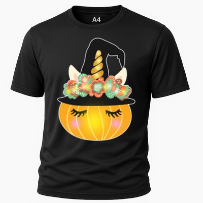 Halloween Uni-Pumpkin Sparkly Cute Performance Shirt