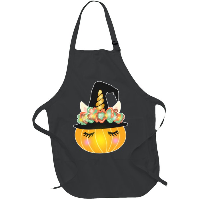 Halloween Uni-Pumpkin Sparkly Cute Apron