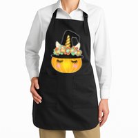 Halloween Uni-Pumpkin Sparkly Cute Apron