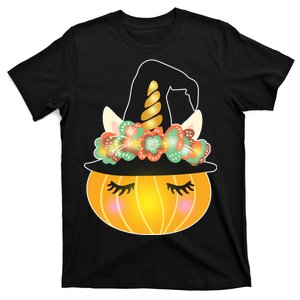 Halloween Uni-Pumpkin Sparkly Cute T-Shirt