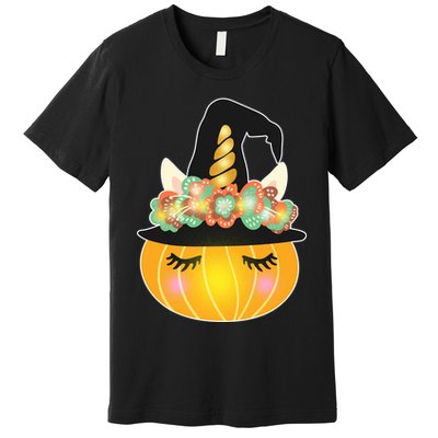 Halloween Uni-Pumpkin Sparkly Cute Premium T-Shirt