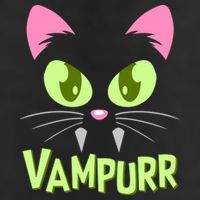 Halloween Vampurr Funny Cat Cool Comfort Performance Bucket Hat