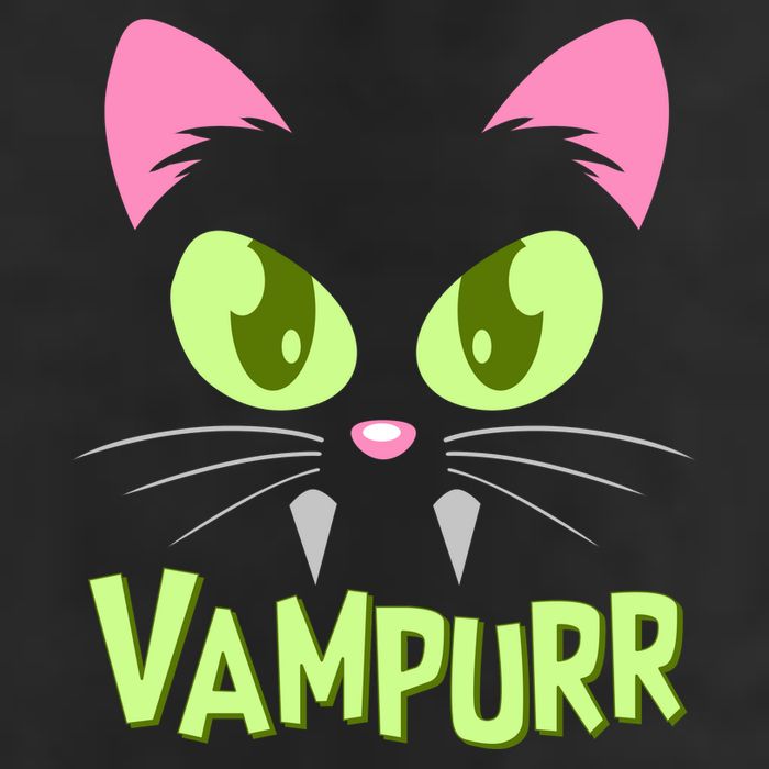 Halloween Vampurr Funny Cat Cool Comfort Performance Bucket Hat