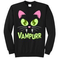 Halloween Vampurr Funny Cat Sweatshirt