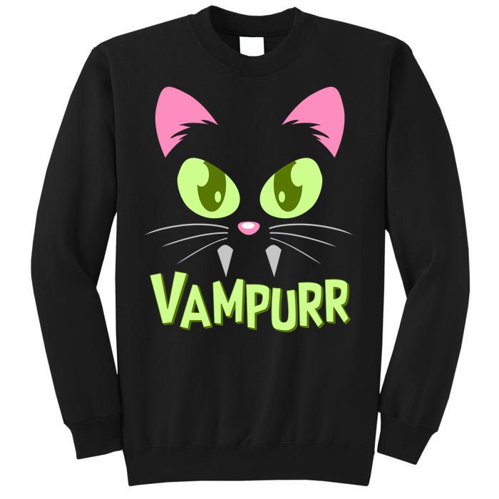 Halloween Vampurr Funny Cat Sweatshirt