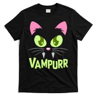 Halloween Vampurr Funny Cat T-Shirt