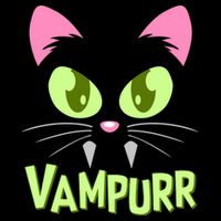 Halloween Vampurr Funny Cat T-Shirt