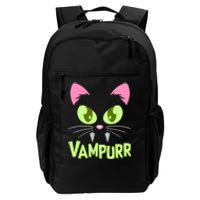 Halloween Vampurr Funny Cat Daily Commute Backpack