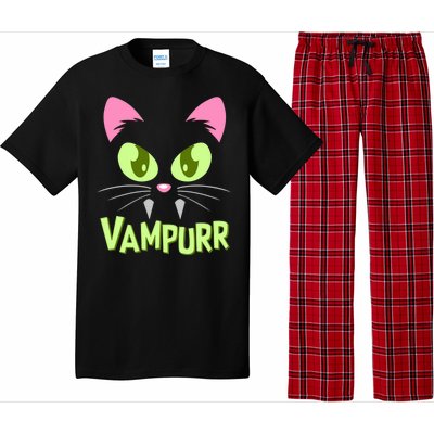 Halloween Vampurr Funny Cat Pajama Set