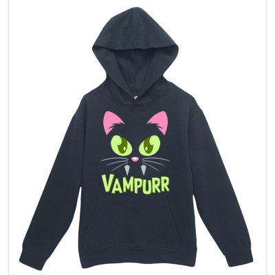 Halloween Vampurr Funny Cat Urban Pullover Hoodie