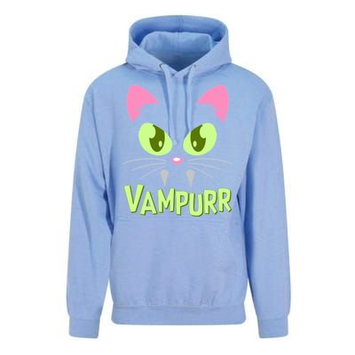 Halloween Vampurr Funny Cat Unisex Surf Hoodie