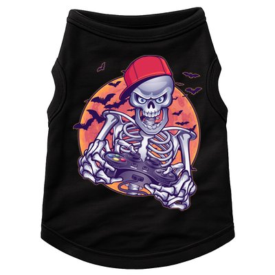 Halloween Video Gamer Skeleton Doggie Tank