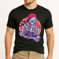 Halloween Video Gamer Skeleton Cooling Performance Crew T-Shirt